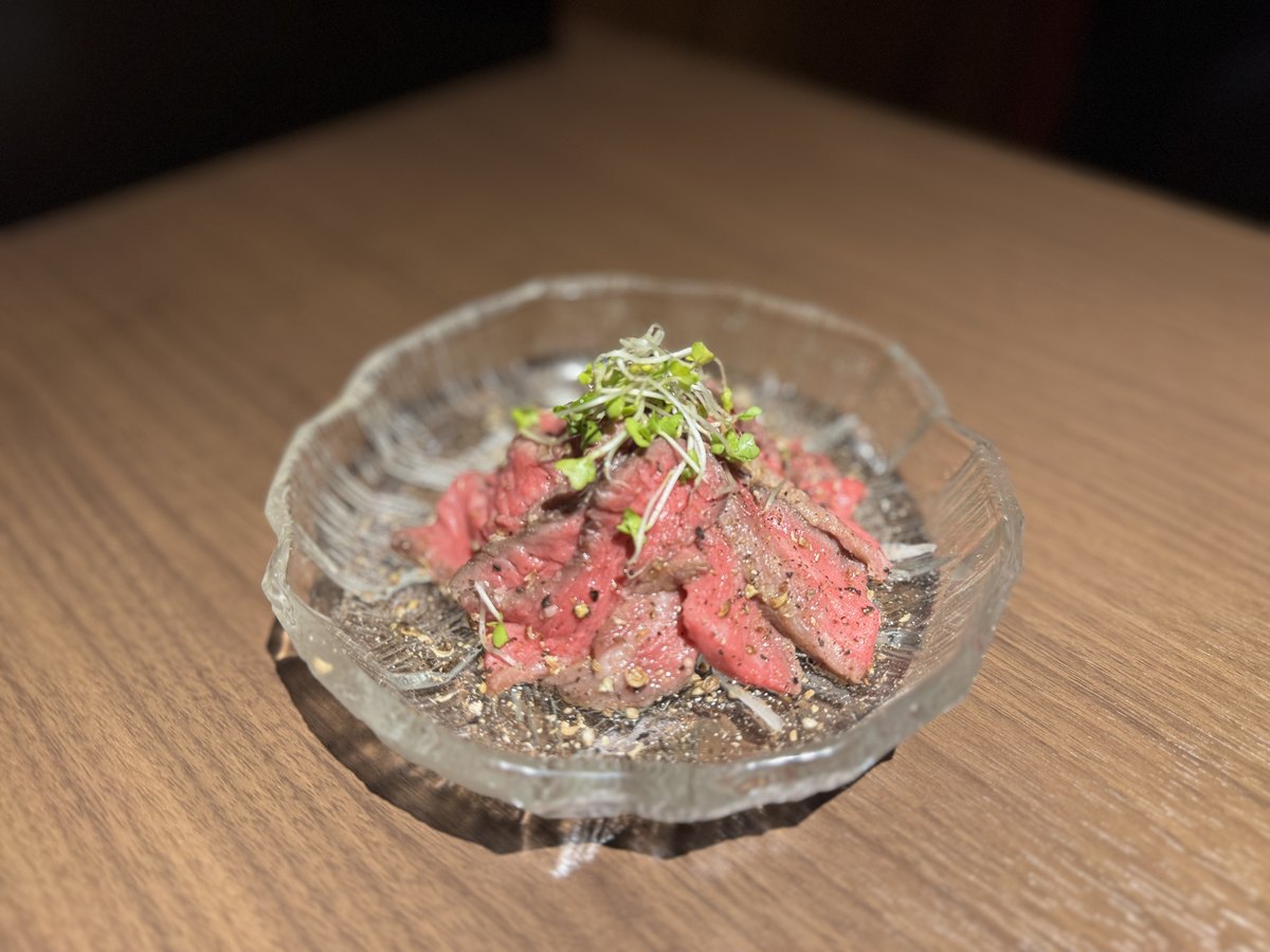 北海道産和牛ローストビーフ（自家製塩麹付け）